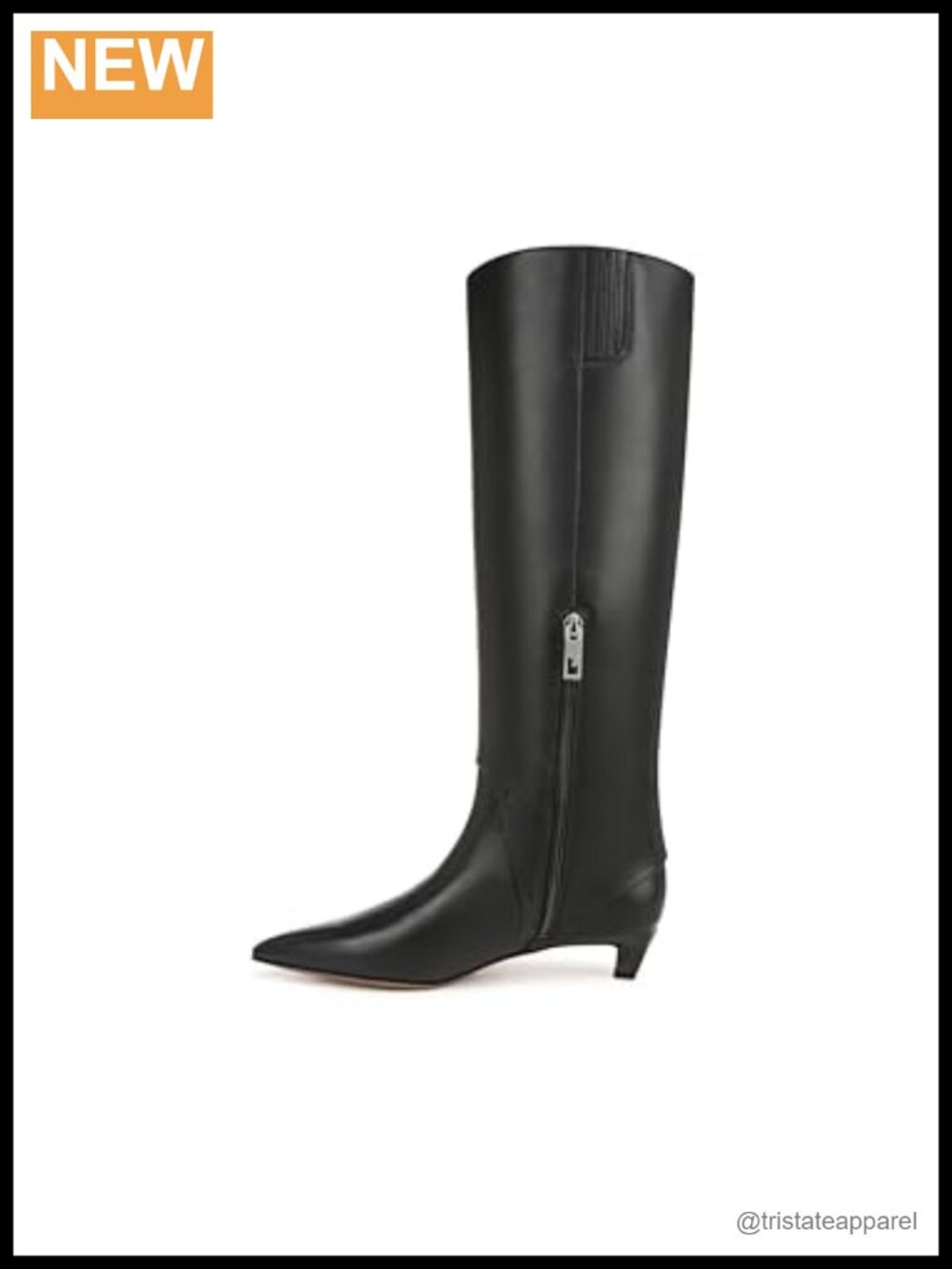 Franco Sarto Womens Andria High Shaft Knee High Boots Size Zip Closure Leather